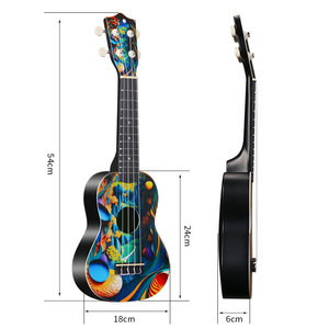 Ukeleles de 21 Pulgadas de la Serie de Pinturas de Colores, Venta al Por Mayor de Fábrica - Product Image 6