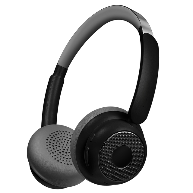 AuraSolo BT 6.0 Wireless On-Ear Headphones Metal Headset with AAC for Mobile & Travel JL Chipset for Office Use