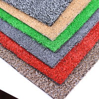 Vente en gros d'herbe artificielle verte, prix d'exportation, support d'herbe décorative, personnalisé, autre couleur, paillasson, tapis de sol