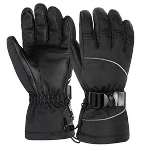 Wholesale Unisex Snowboard Sports Winter <b>Touchscreen</b> Waterproof Ski <b>Gloves</b> Polyester Hook & Loop Closure Thermal Snow Ski <b>Gloves</b> - Product Image 3