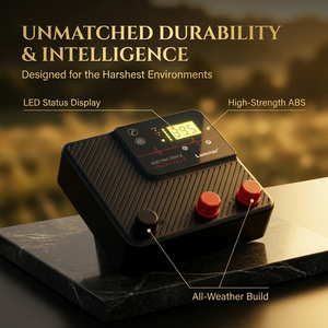 Électrificateur de clôture électrique Lanstar LX-P500 10 km <span class=keywords><strong>pour</strong></span> animaux (chevaux, porcs, bovins, moutons) avec alarme de protection <span class=keywords><strong>pour</strong></span> clôture naturelle de 6 pieds - Product Image 2
