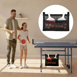 Bolsa de almacenamiento para palas de Ping Pong, organizador portátil de malla transpirable para colgar raquetas y pelotas, para equipos de tenis de mesa - Product Image 2