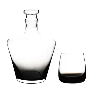 Elegante vetro trasparente caraffa singola per whisky libey Decanter per succo d'acqua latte caffè tè freddo