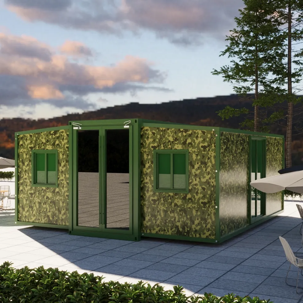 20 feet Container portable prefabricated insulated steel structure container house finished container homes for sale