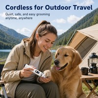Lime à ongles rechargeable pour chien avec faisceau LED lumineux pour une détection rapide et sûre des veines, idéale pour les propriétaires d'animaux d'intérieur, pour une coupe indolore et sécurisée.