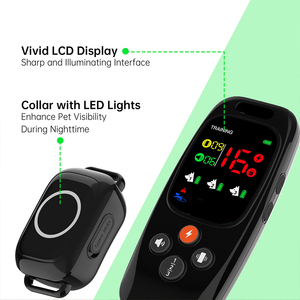 2025 Upgrade Wiederaufladbares Hundetrainingshalsband aus Kunststoff, Wasserdicht, Verstellbar, Elektrische Bellkontrolle mit Fernbedienung für Alle Größen - Product Image 6