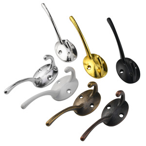 Modern Minimalist Wall <b>Hooks</b> Zinc Alloy Coat And Cap <b>Hooks</b> Round Shape Rust Resistant Wardrobe Use - Product Image 5