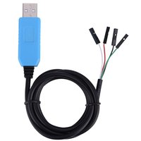 Ftdi USB A TTL pl2303 hxd silabscp2102 rs485rs232 ft232 TTL 5V serial UART ch340 USB a TTL 5V serial UART cable convertidor