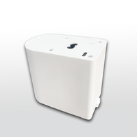 Kit de mini moteur de rideaux électriques intelligents de 2.2 m avec Tuya WiFi et télécommande pour bureau à domicile salon chambre utilisation intérieure