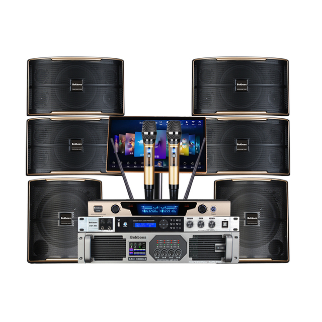 19.5 " Chinese Karaoke Machine Wireless Microphone 1TB InAndOn Karaoke Set Player International KTV Professional Karaoke System