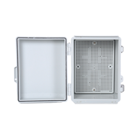 Boîte de jonction étanche IP67 grise 300*200*170mm, boîte électrique résistante aux intempéries, boîte électrique en plastique pour l'électricité extérieure