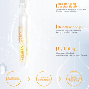 Solución Original de 24K, cara líquida dorada para esencia, <span class=keywords><strong>ampolla</strong></span> de lujo de un solo uso para reafirmante antioxidante, nutritiva y calmante - Product Image 3
