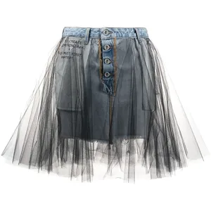 Женское джинсовое платье-пачка из 100% хлопка, с классическим силуэтом