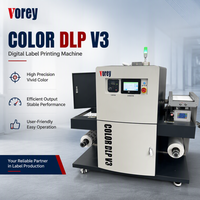 Mesin Printer Label Digital Roll DLP V3 Vorey COLOR untuk Industri, Pencetak Stiker Warna Penuh untuk Pabrik Label Kecil