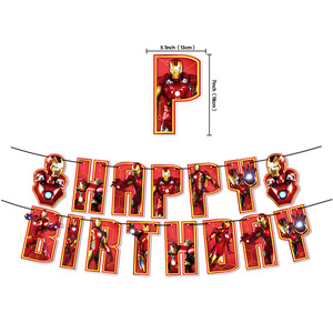 Globos de Látex con Temática de Iron Man de Los Vengadores, Adorno para Pastel, Banner, Decoraciones para Fiestas de <span class=keywords><strong>Cumpleaños</strong></span> Infantiles de <span class=keywords><strong>Marvel</strong></span>, Baby Shower - Product Image 2