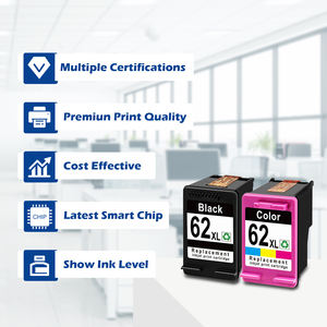 Cartouche remanufacturée ShinColor pour remplacement de cartouche pour <span class=keywords><strong>HP</strong></span> 62XL Envy 5540/5640 <span class=keywords><strong>Officejet</strong></span> <span class=keywords><strong>5740</strong></span> à base de colorants avec garantie de 24 mois - Product Image 5