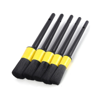 Ensemble de brosses de nettoyage auto en PP souple pour aérateurs, jantes et fentes – Entretien quotidien – Lot en vrac