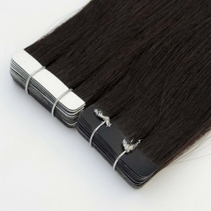 Extensiones de Cabello con Cinta Adhesiva de Alta Calidad, 100% Cabello Europeo Virgen, Extensiones de Cabello Humano Ruso con Cinta Adhesiva - Product Image 6