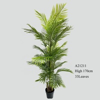 Tops Sales Künstliche Kokosnuss Mini Palmen 90 120 150 180cm Blätter Fuchsschwanz Bambus Outdoor Indoor Kanada Dekoration im Topf