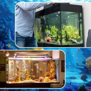 Keramik Pilz Haus Aquarium Ornament Aquarium Versteck dekorative Höhle für Fisch Aquarium Zubehör - Product Image 6