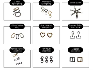 Embout de cordon et capuchon de gland en alliage de zinc plaqué or de qualité supérieure en forme d'horloge pour la décoration d'accessoires de sacs à main de luxe, vente en gros - Product Image 4