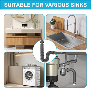 Manguera Flexible para Desagüe de Cocina y Baño, Directo de Fábrica, Duradera, Bajo Precio, Tamaño Personalizado - Product Image 2