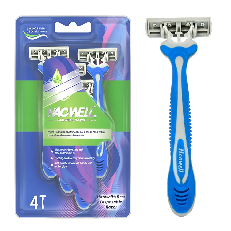Disposable shaving razor Triple 3 blade body razor mens shaving kit rezor shavette razor head