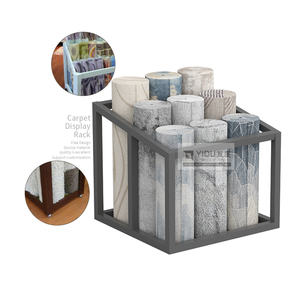 Dapat disesuaikan 3x6 kain tegangan pameran berdiri dengan karpet Roll pemegang dan kuarsa batu rak Showroom - Product Image 1