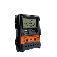 Contrôleur de cellule solaire PWM USB 12V24V DC contrôleur de charge solaire 10A 20A 30A