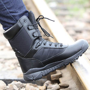 Cqb.<span class=keywords><strong>swat</strong></span> รองเท้าคอมแบตหนังแท้น้ำหนักเบาสำหรับฤดูร้อนฤดูหนาวโครงสร้างภายนอกระบายอากาศได้ - Product Image 1
