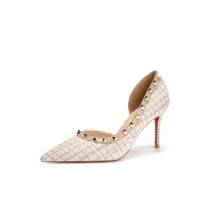 Nouvelle Collection Automne 2025 – Escarpins noirs à talon aiguille de 8 cm pour femme, bout pointu, peep toe, décolleté, découpes latérales, avec boucle - Product Image 6