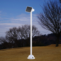 Estación de Monitoreo de Humedad y Temperatura del Suelo Inalámbrica 4G con Energía Solar para Exteriores, Grado Industrial IP68, para Investigación Ecológica