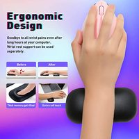 Lylong bantalan mouse perpanjangan murah pabrikan Logo kustom dengan pengisian daya nirkabel