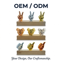 Composants personnalisés de trophée en résine plaqué or sous vide, motif trophée 3D interchangeable, durable, pour la vente en gros