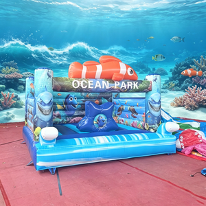 Château gonflable sur le thème <span class=keywords><strong>de</strong></span> l'Ocean Park pour enfants et adultes, <span class=keywords><strong>maison</strong></span> <span class=keywords><strong>de</strong></span> saut pour divertissement intérieur et extérieur - Product Image 4