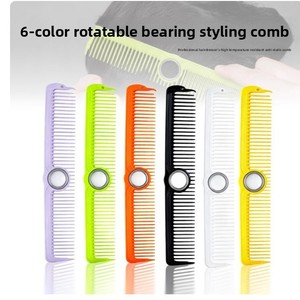 Cepillo de Pelo Profesional Eagle Eye con Dientes Anchos Giratorios para Desenredar, Mango de TPR y Dientes de Plástico para Peinar el Cabello de Mujer - Product Image 3