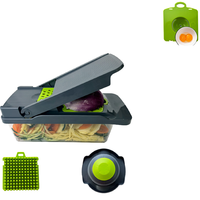 Multifunctionele Plastic Groentesnijder Nieuwe Keukengadgets & Gereedschappen Thuis Keuken Cocina Fruit Chopper