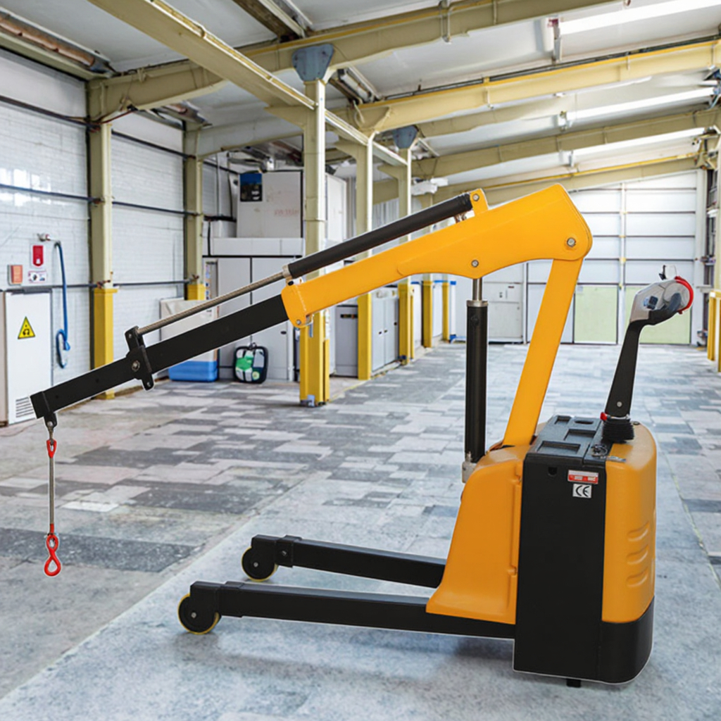 Explosive Sale Mini Small Electric Hoist Crane Floor Crane Material Handling Equipment for Outdoor Lifting