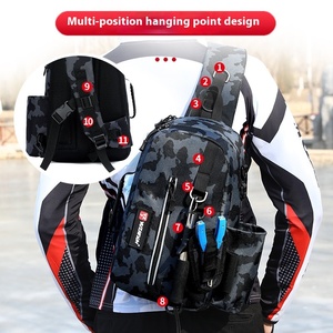Bolsa de Pesca Multifuncional Personalizada de Nailon, Impermeable, para Cañas de Pescar, Bolsa de Almacenamiento, Bolsa para Cañas de Pescar con Enchufe para Equipo de Pesca al Aire Libre - Product Image 3