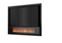 Cheminée électrique à chauffage par flamme simulée à infrarouge lointain haute puissance