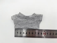 Vêtements de poupée personnalisés, t-shirt à manches courtes pour poupée de 17 cm, chemises unies pour poupée, tee-shirt pour Labubu 1ère, 2ème et 3ème génération