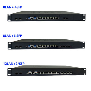 Serveur 1U en rack Intel Xeon E5 V3 V4 avec 12 ports LAN 2.5G I226 et double port SFP+ 2x10G, compatible Mikrotik <span class=keywords><strong>Sophos</strong></span> pour pare-feu, routeur, VPN - Product Image 5