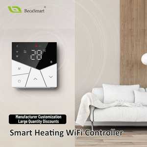 BHT-15 <span class=keywords><strong>sans</strong></span> <span class=keywords><strong>fil</strong></span> programmable nid <span class=keywords><strong>thermostat</strong></span> numérique pour la maison hôtel moderne fonctionne Alexa <span class=keywords><strong>Google</strong></span> maison WiFi chauffage Termostato - Product Image 3