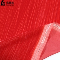 Tela de Microterciopelo Plisada Coreana Tejida en Oferta, 5000, para Prendas de Vestir