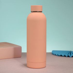 Small Mouth Stainless Steel Vacuum <b>Thermos</b> <b>Bottle</b> Large Capacity Outdoor Sports Insulated Cold Drink Water Cup - Product Image 2