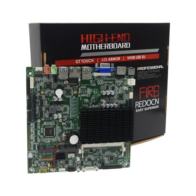 Factory Cheap Customize New Arrival 8 GB Mini-ITX Motherboard With MSATA Including J1900 CPU 6 COM Dual LAN