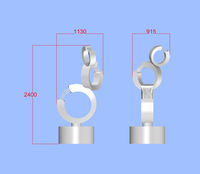 Solution tout-en-un personnalisable, fontaine d'eau de jardin extérieure moderne Feng Shui, sculpture en acier inoxydable poli, artisanat Maoping
