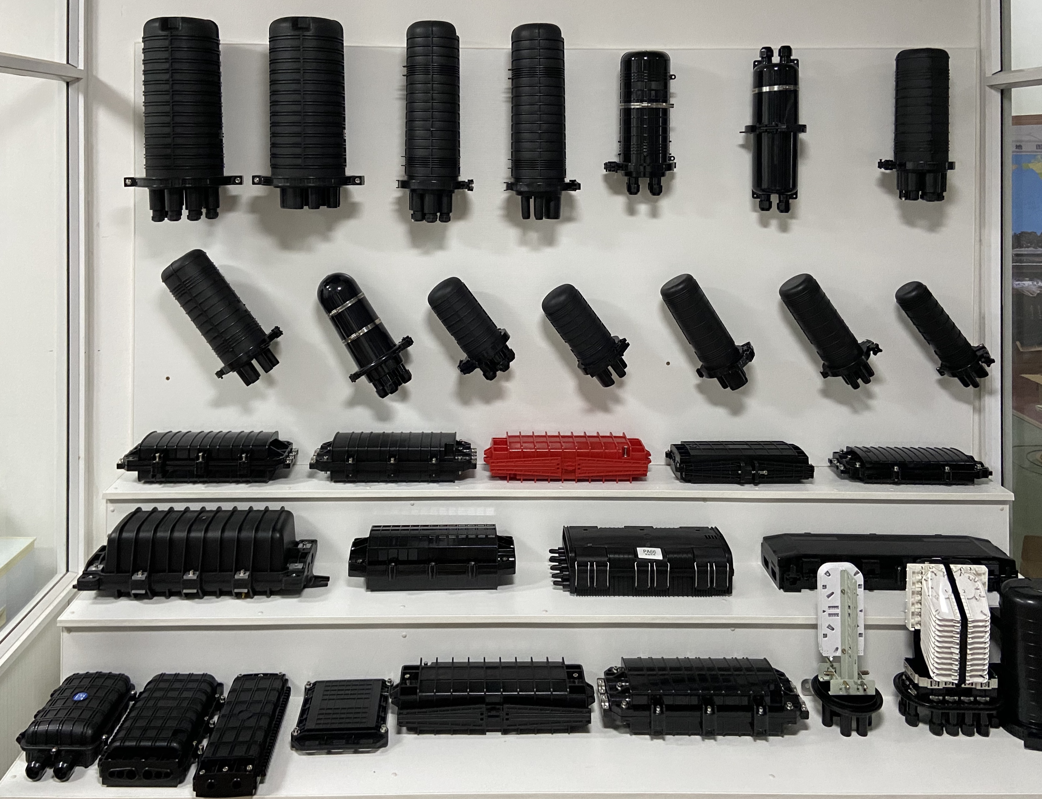 KEXINT Big Capacity Fiber Optic Splice Box Up To 288 Cores 2 In 2 Out