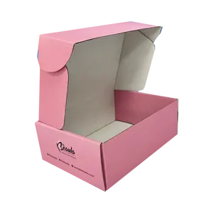 Cardboard Box For Shoe Custom Shipping Box Kraft Paper Cardboard Shoebox With 4C Printing Customization For Shoes Underwear Socks