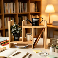 Estante de Almacenamiento de Madera Extensible y Móvil Personalizado, Estante de Exhibición, Adecuado para Cocina, Oficina y Escritorio
